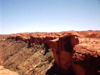 View of the canyon